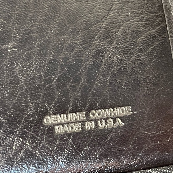 Vintage Zip around Binder Genuine cowhide made in the USA - Picture 11 of 13